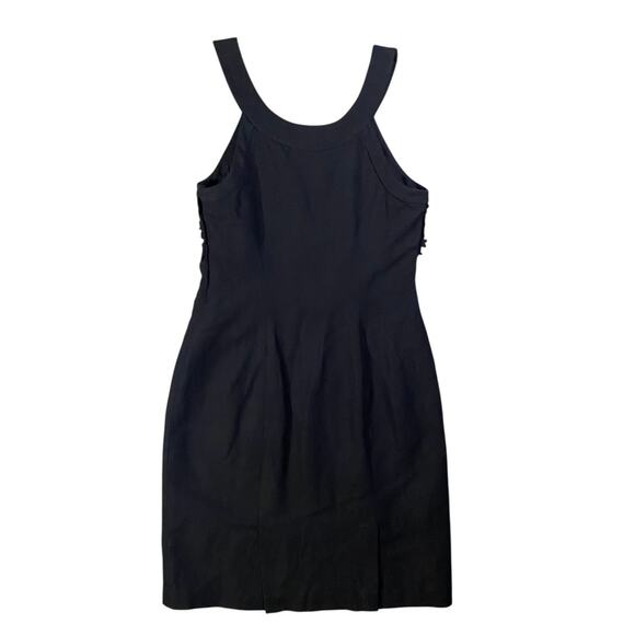 Anthropologie x Postmark Black Noir Floral Sheath Dress - 2 - Picture 4 of 4